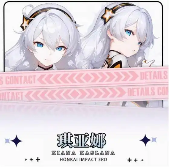 

Cushion Honkai Pillow Case Impact 3 Kiana Dakimakura Anime Kaslana Hugging Body Xmas Gifts