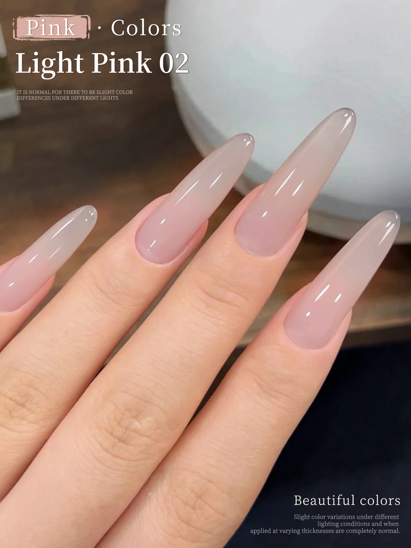 XEIJAYI 1 قطعة 15 مللي جل طلاء أظافر عاري من الجلد، 2025 مجموعة جل جيلي عاري شفافة جديدة شعبية من اليشم كريمي، عارية خفيفة طازجة #6