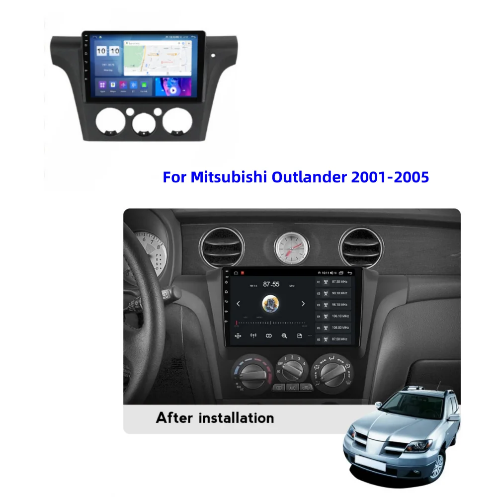 

128G For Mitsubishi Outlander 2001-2005 Android Car Radio GPS Navigation DVD Multimedia Player Auto Stereo Head Unit 4G DSP Wifi