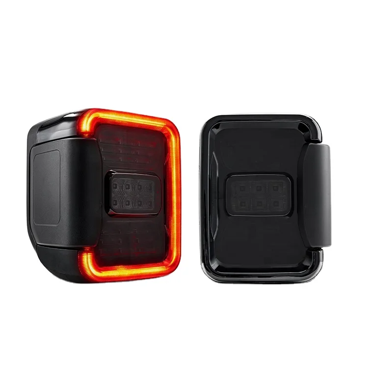 Functional Smoked Rear Tail Lights Assembly With LED Resistor For USA Pickup Jeep Gladiator JT 2020 2021