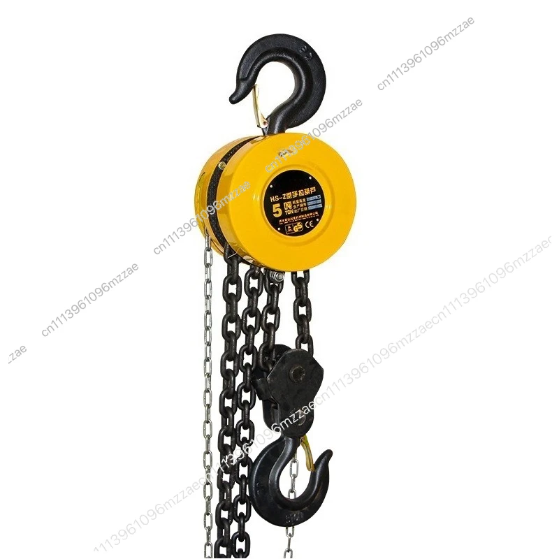 Round Hand Hoist Manual Hoist 1 Ton 2 Tons 3 Tons 5/10 Tons Lifting Inverted Chain Hand