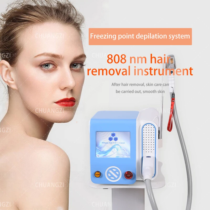 Portable Laser Painless Permanen 3 Wavelength Diode Laser Hair Removal Machine 808NM Ice Platinum Cooling System Beauty Items