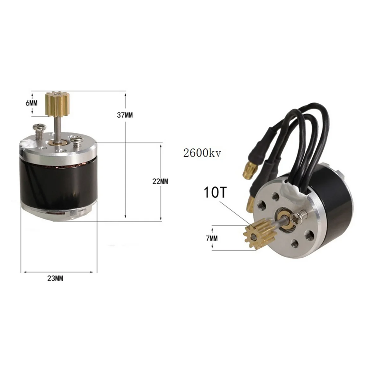 

ABYB 2322 2600KV Outrunner Motor AM32 45A Бесщеточный ESC для радиоуправляемого автомобиля 1/12 MN99S MN168 Модель Обновления комплекта питания
