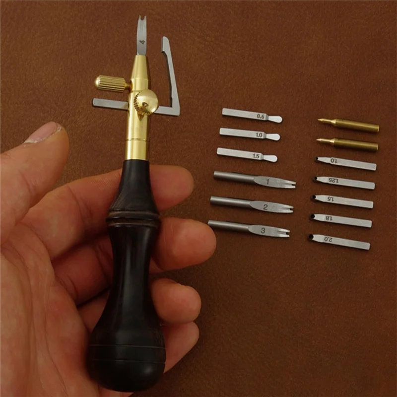 YWDZ-6 In 1 Leather Groover To - đánh giá và giá Groover Stitching Tool