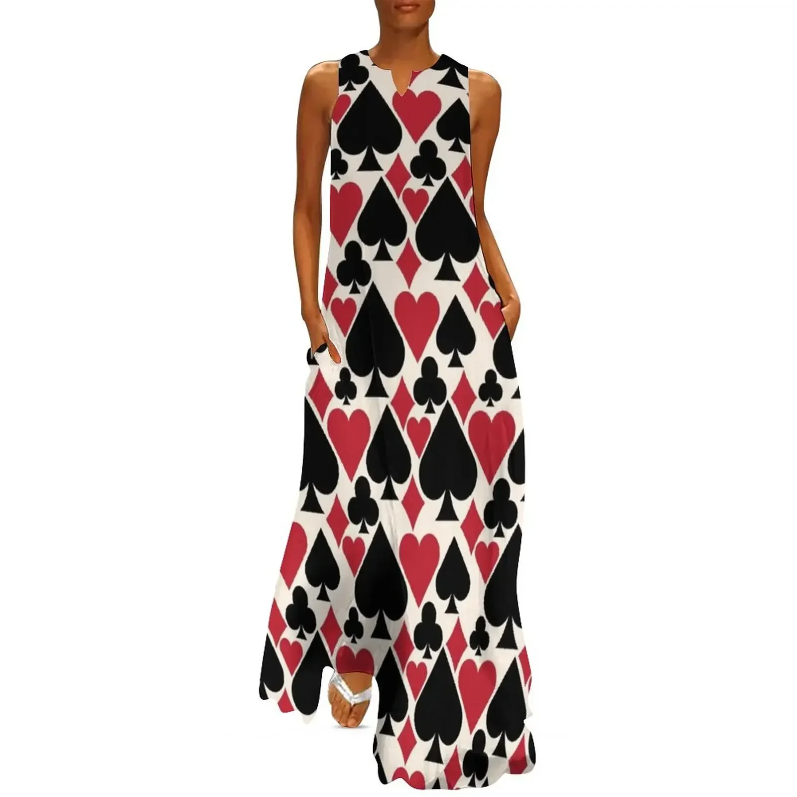 

Casino Fun Long Dress women's dresses luxury Summer women's clothing dresses summer Cocktail of dresses Dress