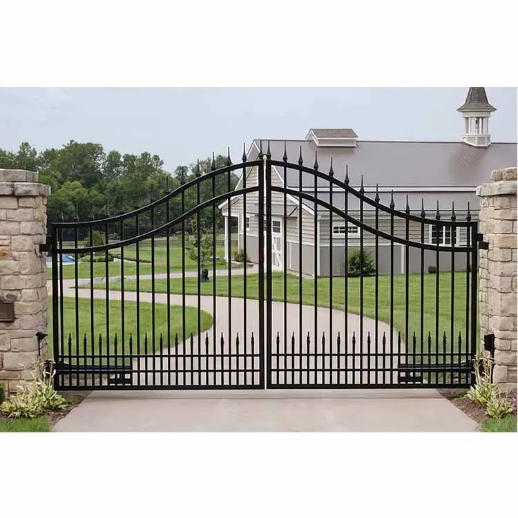 Customisation Sliding Swing Iron Gate Driveway Gate Automatic Entrance Main Gates Villa Garden Security Grill Design