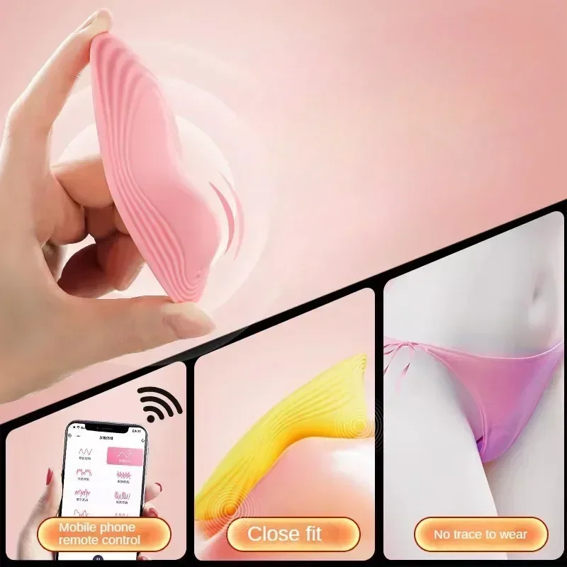 Estimulador de clítoris inalámbrico para mujer, vibrador usable, Control por aplicación Bluetooth, vibradores de punto G,