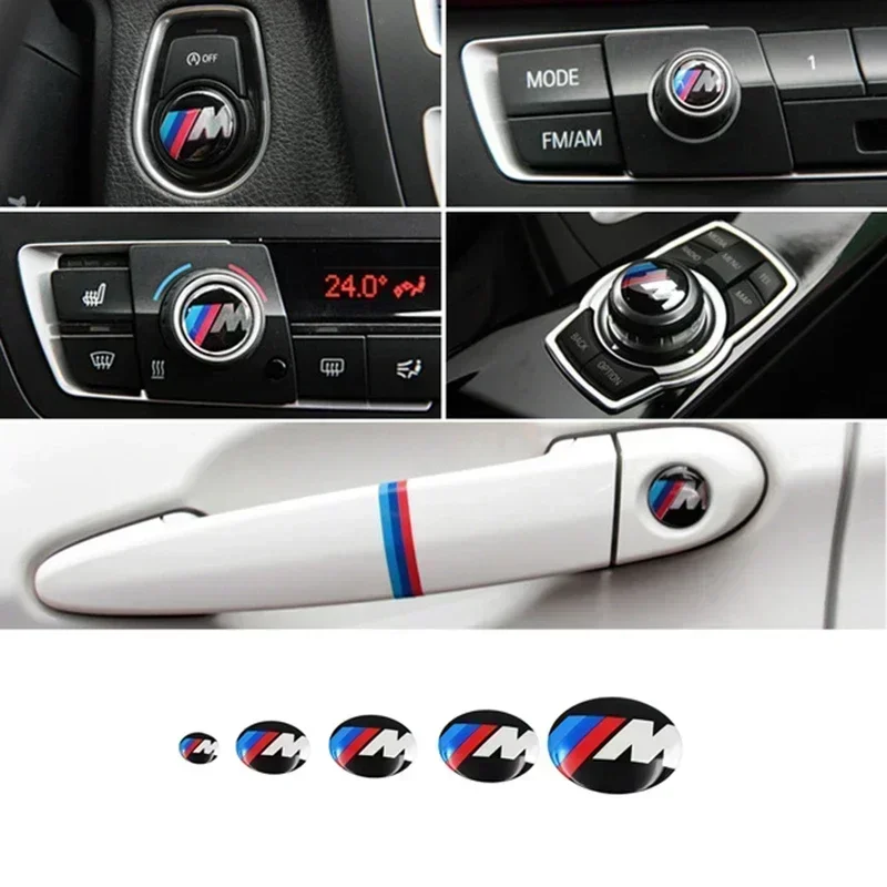 2025 2025 For BMW 1pcs M Performance Car Interior Sticker Car decoration For bmw M Sticker X1 X3 X4 X5 X6 e46 e90 f20 e60 e39 f1