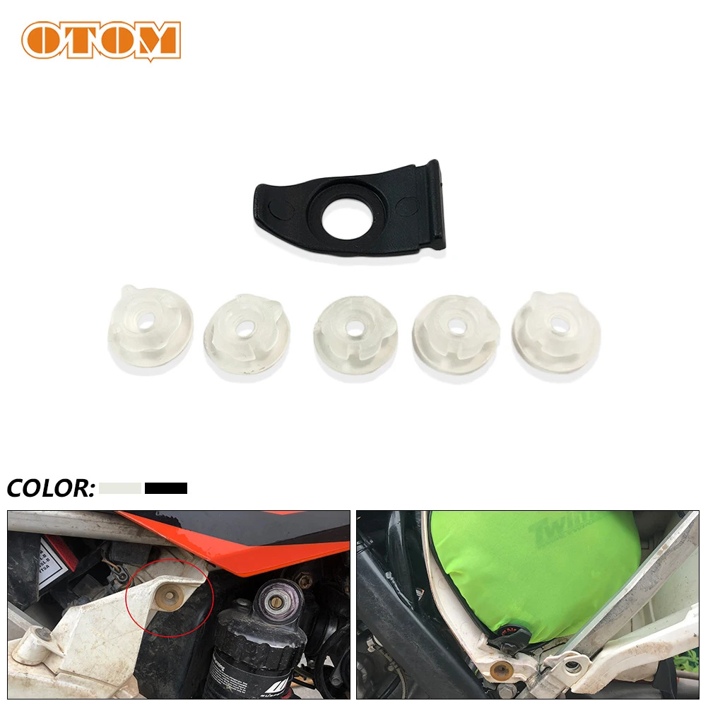 OTOM Off-raod Motorcycle Air Filter Housing Fixing Bracket Base Buckle Clamp Rubber Pad For KTM HUSQVARNA Quick Connector Clutch