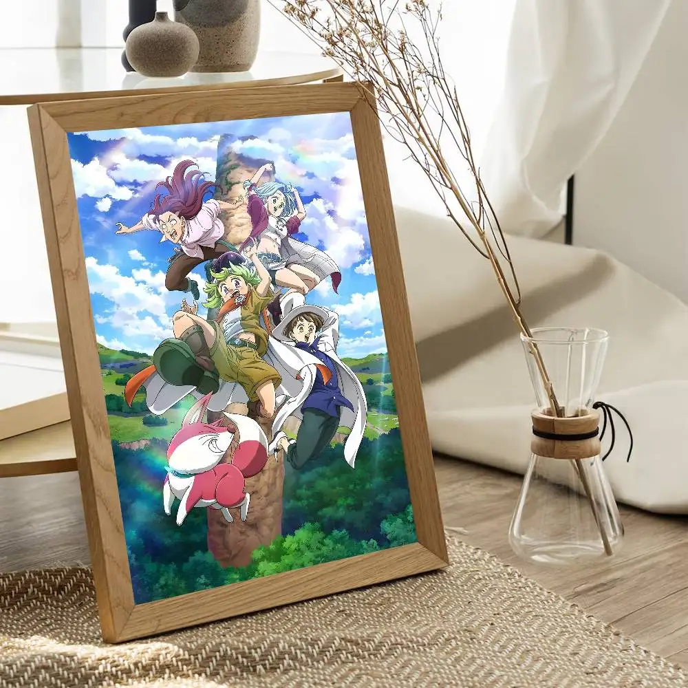 S-سبعة الخطايا القاتلة أربعة فرسان نهاية العالم ذاتية اللصق ملصق فني ورق أبيض يطبع الملصقات الفنية ديكور المنزل #5