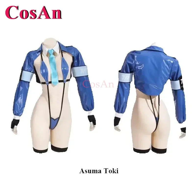 Disfraces de Cosplay de Ichinose Asuna/Asuma Toki del Juego Blue Archive, Uniforme Azul de Moda, Ropa para Fiestas y Juegos de Rol