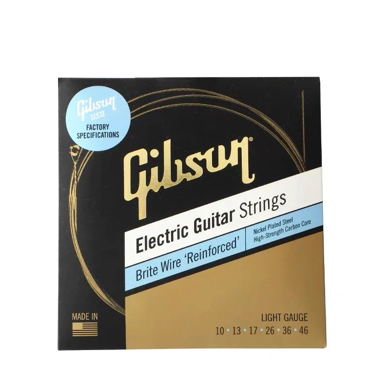 Gibson High-Strength Carbon Core Electric Guitar String Nickel Plated Steel Music Digital Rope 10·13·17·26·36·46 Guitar Parts