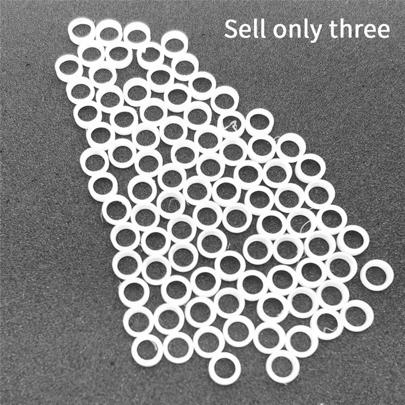 3 قطعة المسمار الأبيض طوقا برميل الدائري لنيكون 24-70 مللي متر F2.8 عدسة إصلاح استبدال أجزاء