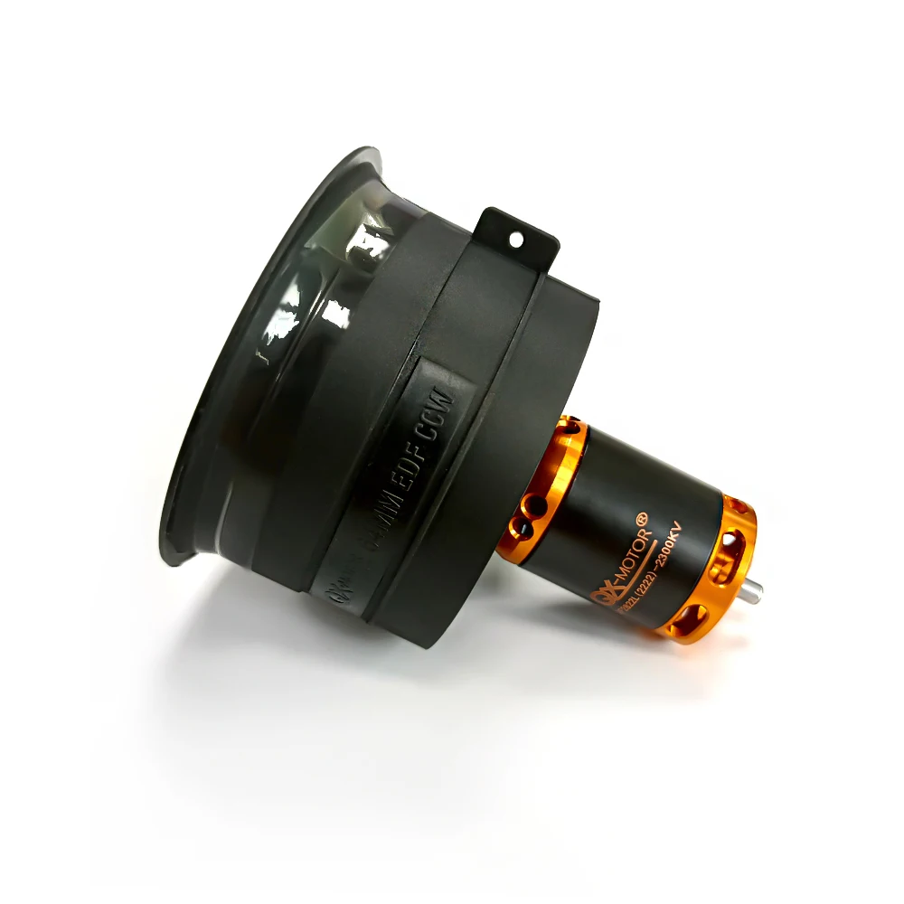 QX-Motor 64mm EDF 12Blade Ducted Fan CW CCW with QF2822 Brushless Motor 2100KV 2300KV 3300KV 4300KV For RC Airplane UAV Toy Part