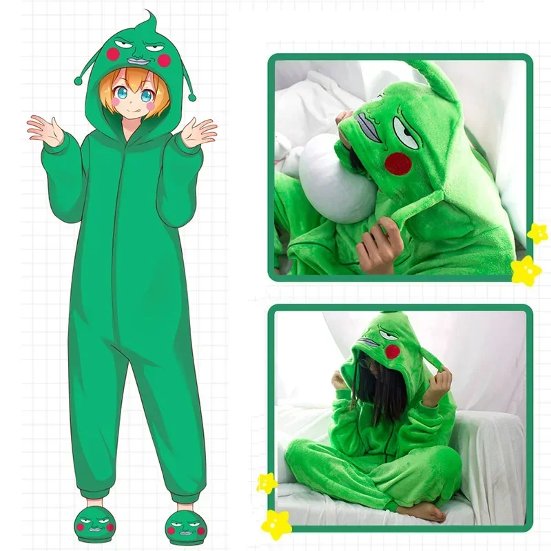Mob Psycho 100 – pyjama à fossettes, Costume de Cosplay, Anime Mobu Saiko Hyaku, flanelle, body chaud d'hiver, cadeau de noël MN1