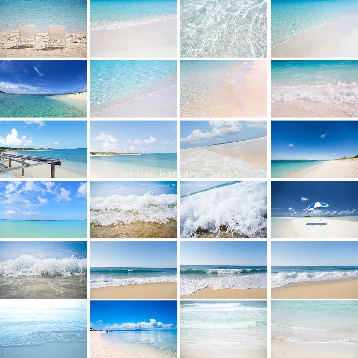 

Summer Seawater Beachside Backdrops Kids Baby Photography Child Adult Blue Sky Beach Backgrounds