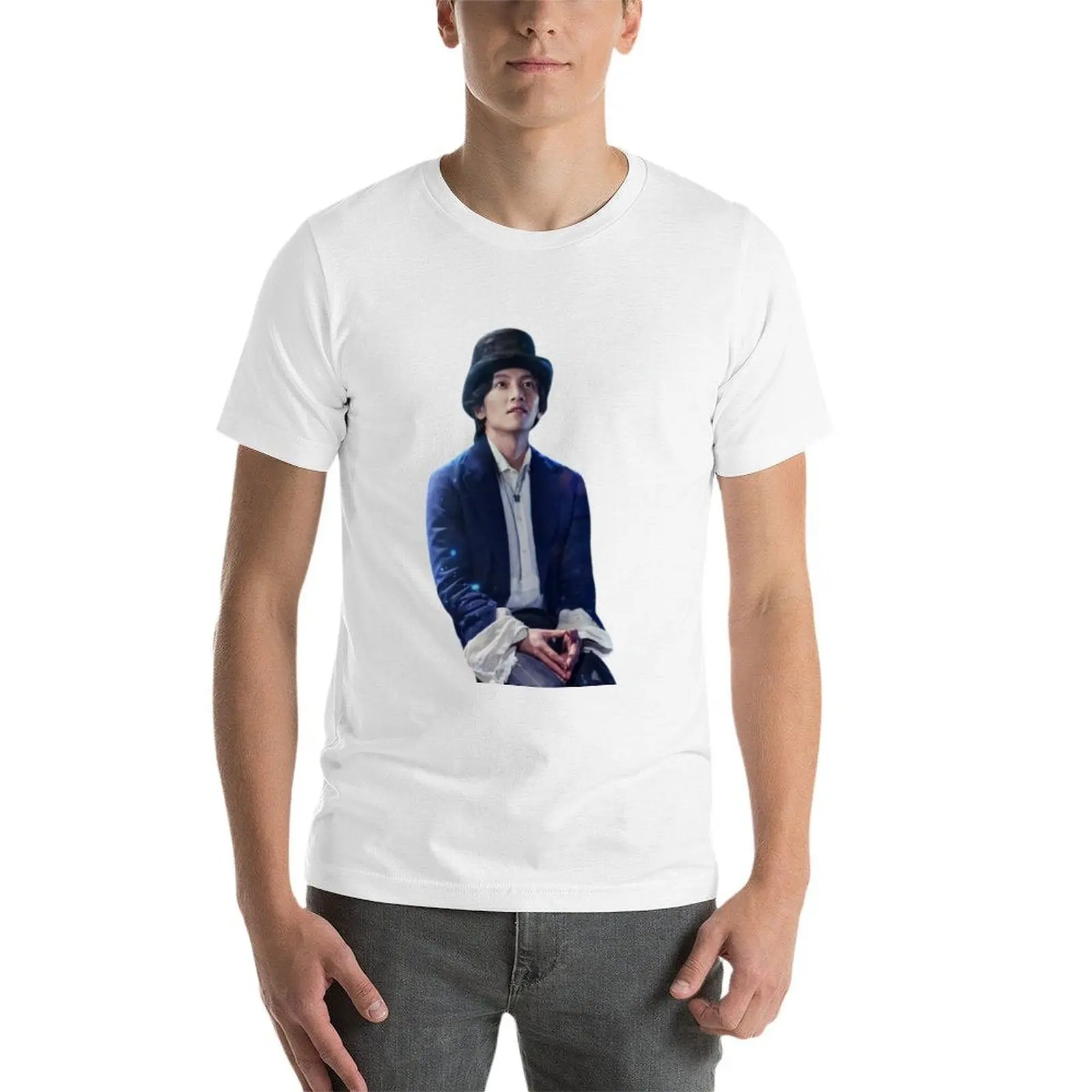 تي شيرت Ji Chang Wookfrom The Sound of Magic (2022) تي شيرت أساسي تي شيرت رجالي فاخر تي شيرت جرافيك تي شيرت #4