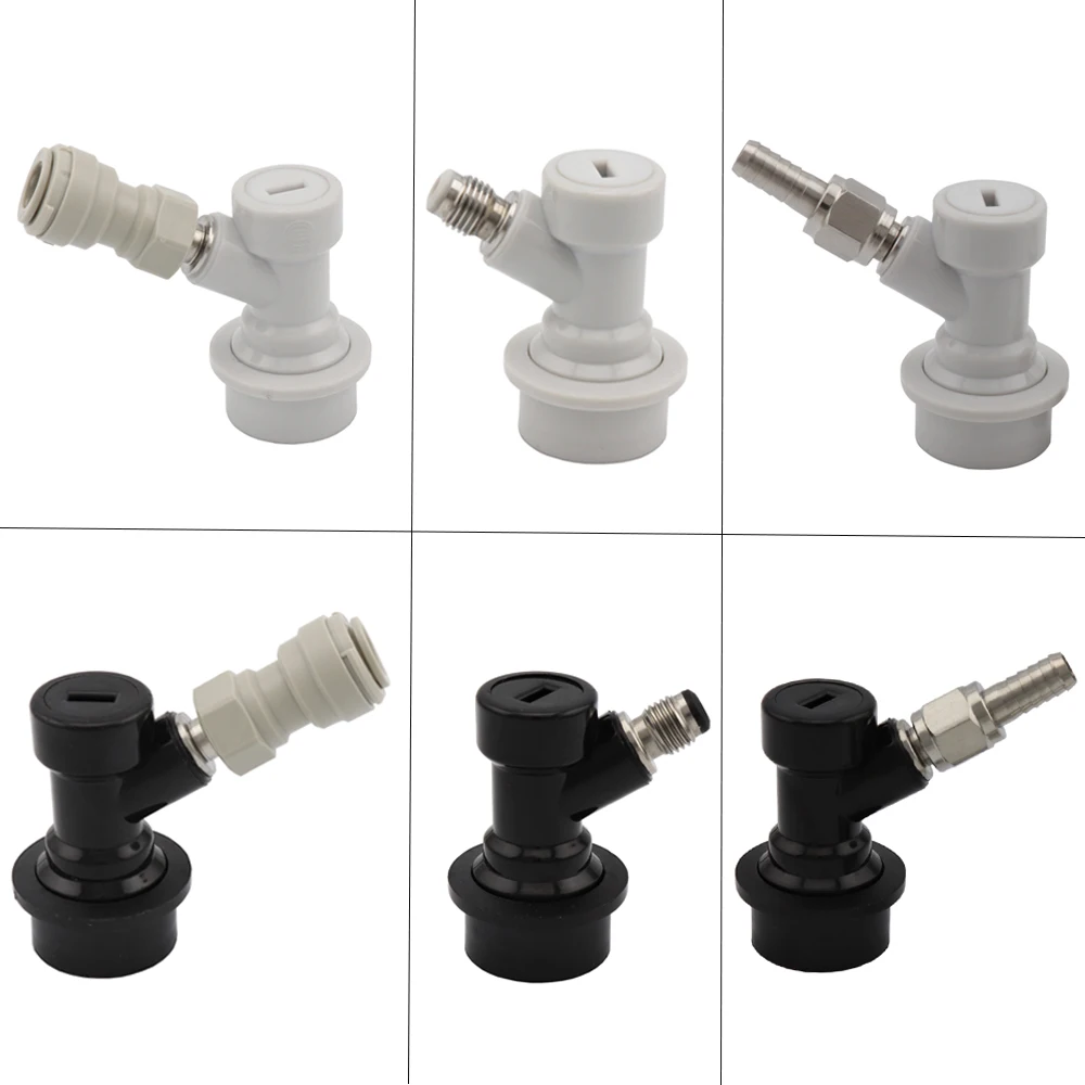 Cornelius Keg Ball Lock Disconnect Set,Homebrew Beer Dispenser Corny Keg Connector with FFL 3/8\