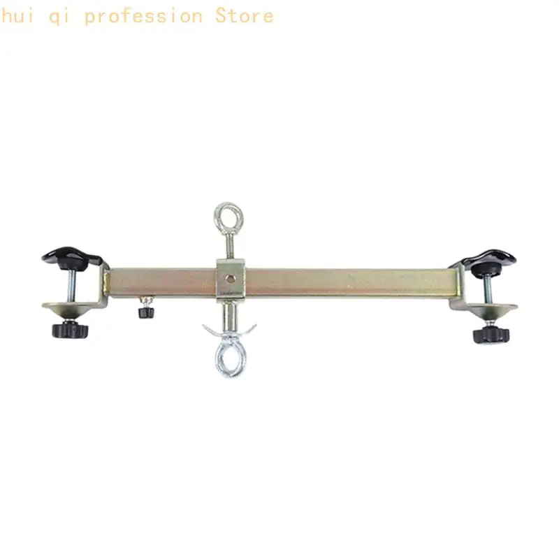 Manual Car Door Repair Support Tool, Steel Positioning Aid with Threaded Contact Hardware and Pull Handle Assembly H8WE