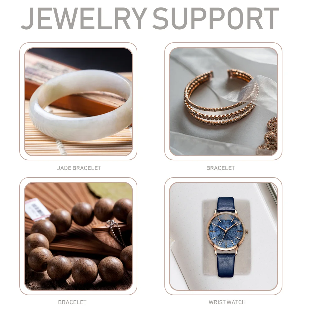 8 Pcs Watch Pillow Mild Material Bracelet Storage Bangle Display Replacement Rubber Embryo Small Holder