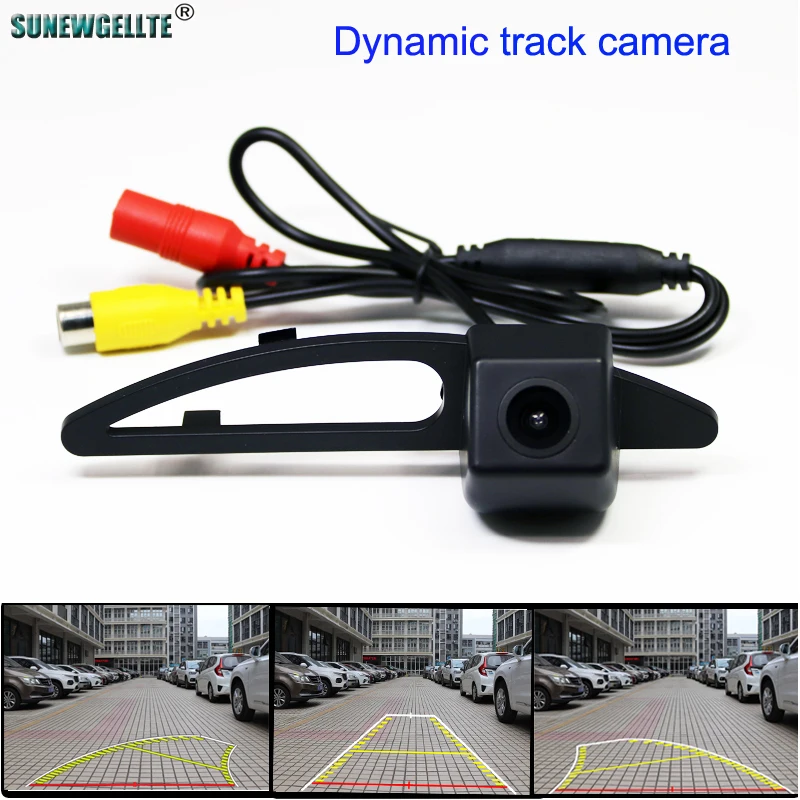 

4089T HD Dynamic Trajectory Parking Line Car Reverse backup Rear View Camera For Hyundai Sonata NFC 2009 2010 2011 2012