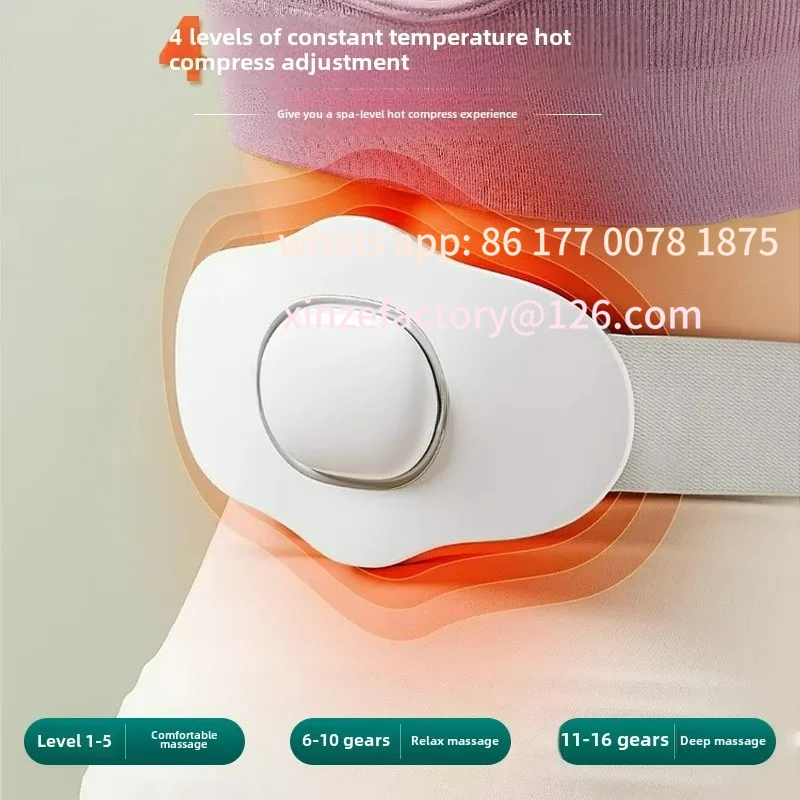 Customizable Multifunctional Waist and Abdomen Hot Compress Pulse Massage Belt Vibration Lumbar Spine Massager