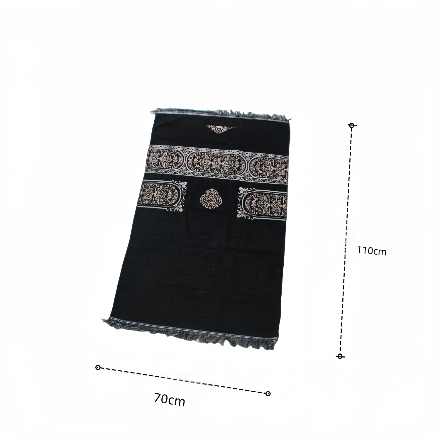 Cylinder Packed Islamic Prayer Rug Portable Roll-up Muslim Travel Prayer Mat view 3
