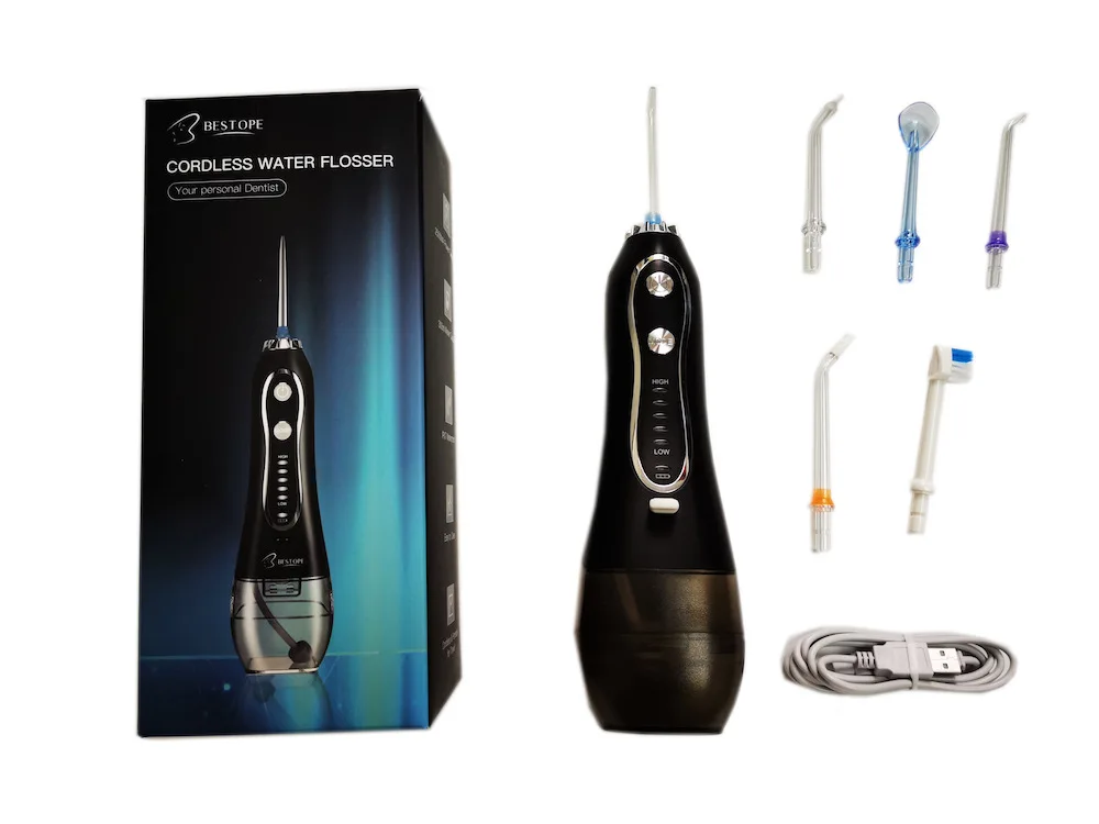 

HF-5 HF-6 Flosser Portable Set Portable Electric Water Flosser Mouthwash Oral Care Tool Teeth Cleaning Whitening