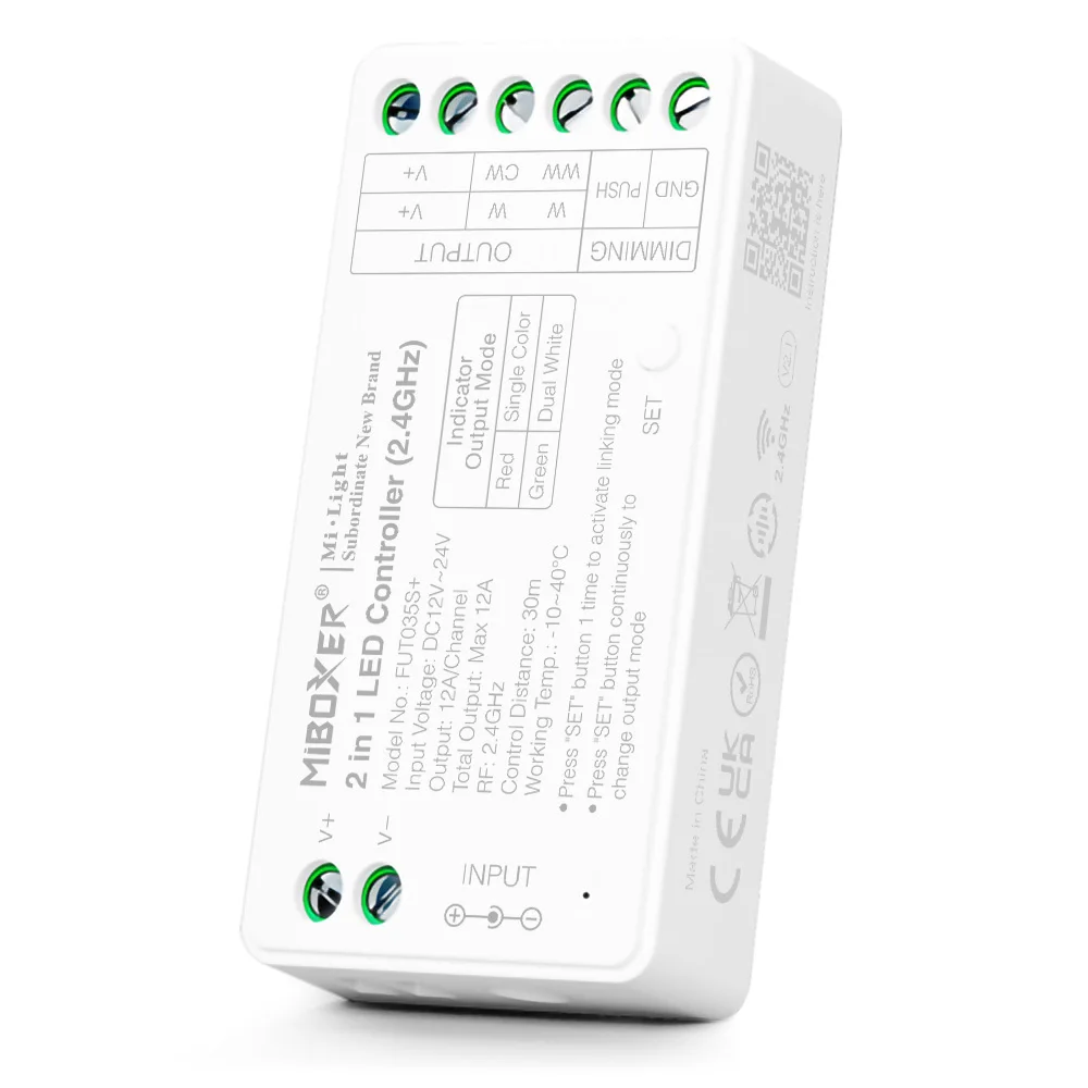 Miboxer 2.4G Rf Draadloze Dimmer Cct Rgb Rgbw Rgb + Cct FUT035S + FUT037S + Controller Samll Grootte Milight