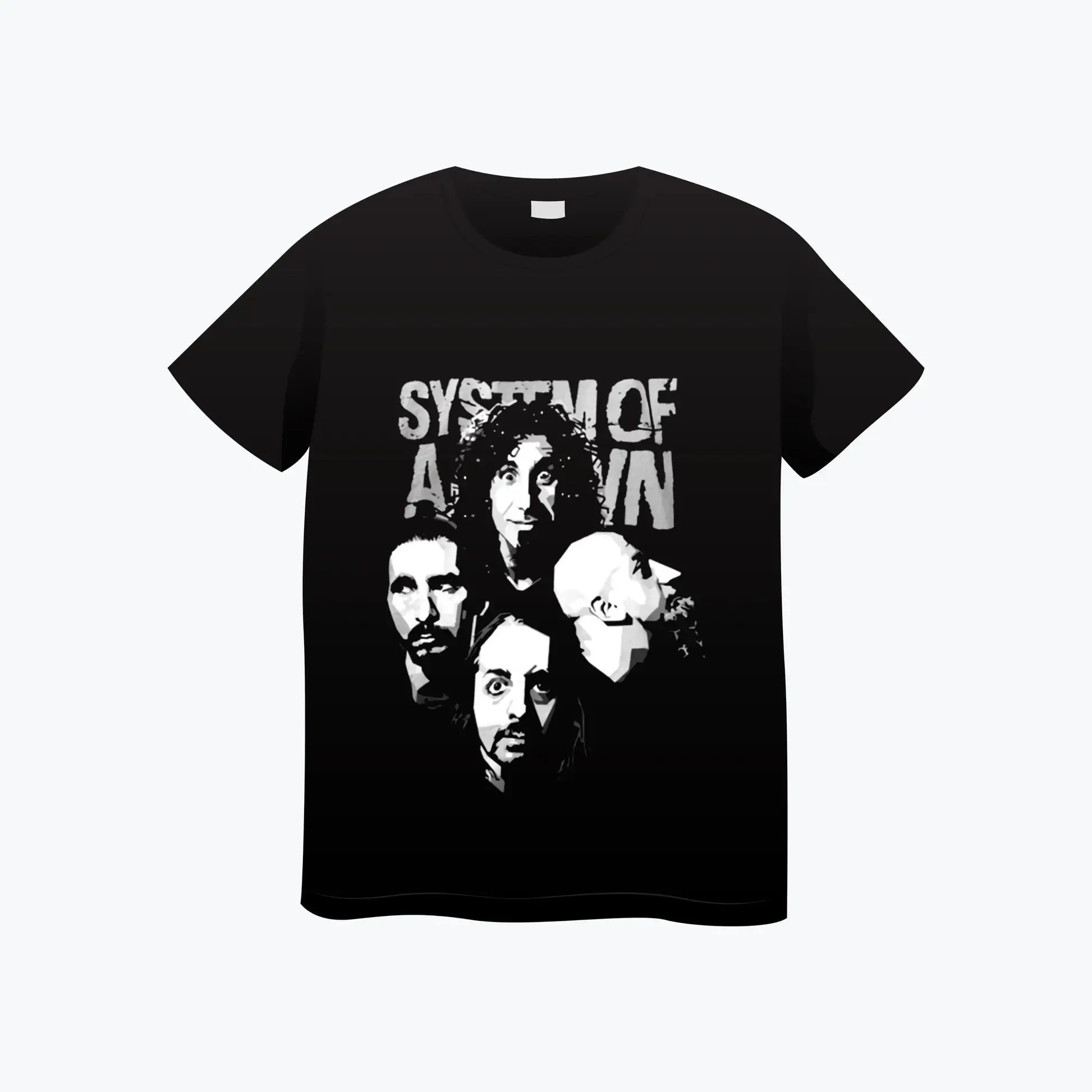 

System of A Down Band T-shirt Cotton Soft Summer Tee Shirt Men Women Fashion Tshirt Male Rock Music Streetwear Tees 2025 Tops