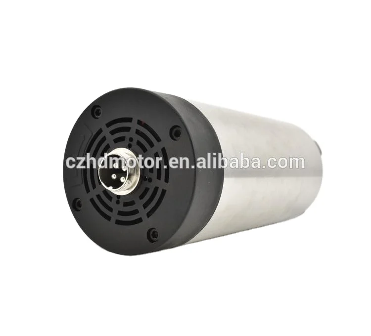 CNC Spindle Motor 80mm 1.5KW Spindle Motor CNC Air Cooled ER16 24000rpm Machine Tool Spindle Motor 110V 220V for Wood Router