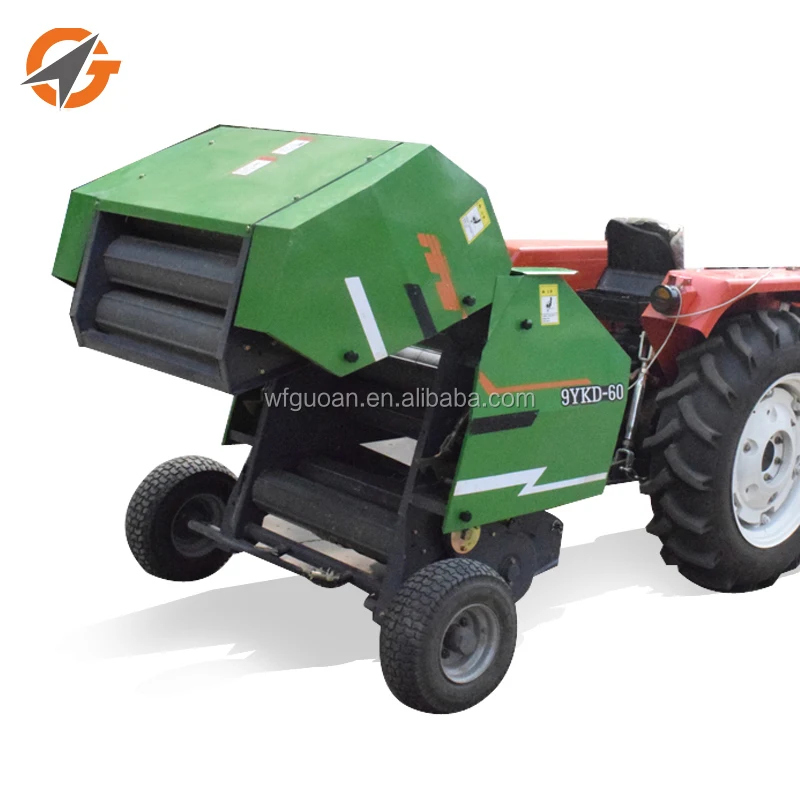 Combine Crushing And Baling Hydraulic Round Grass Rolling Machine Mini Hay Baler
