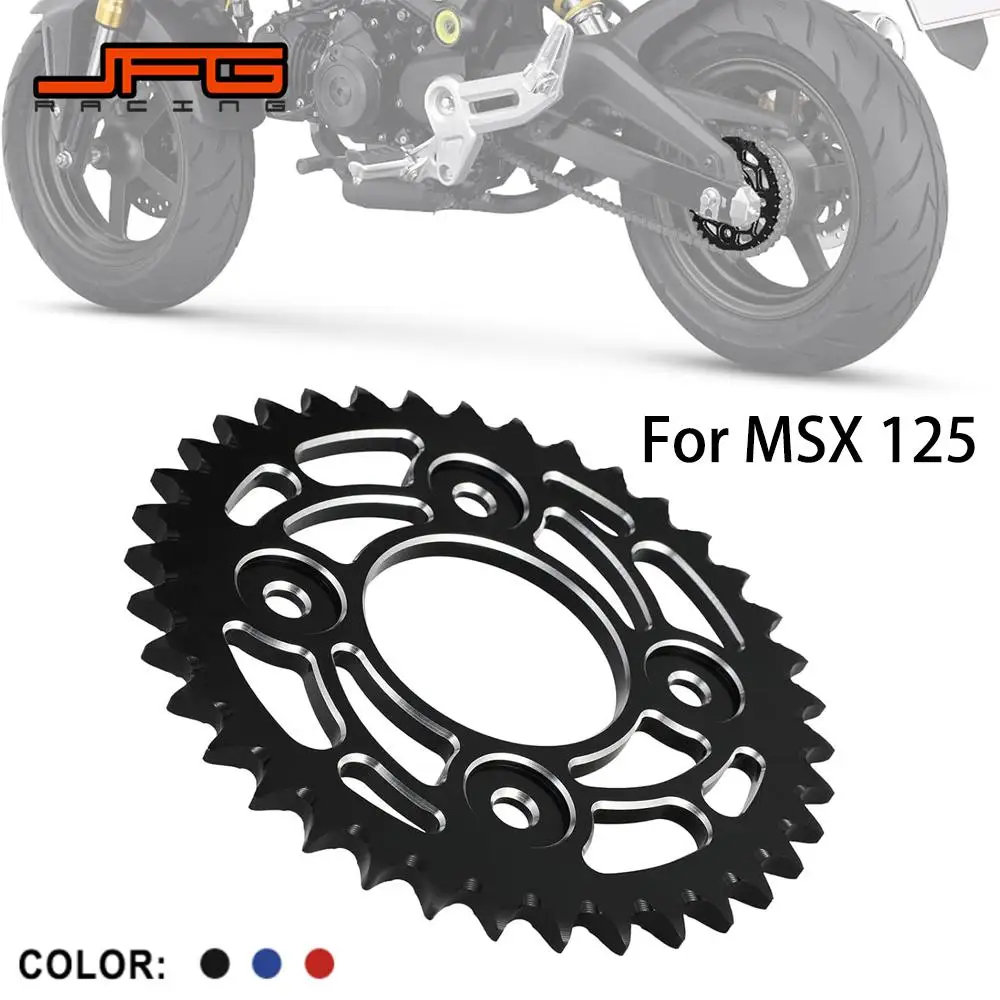 Motorcycles Rear Chain Sprocket Electric Dirt Bike For Honda GROM MSX125 MSX 125 420-37T Aluminum CNC Parts Motor Motocross JFG