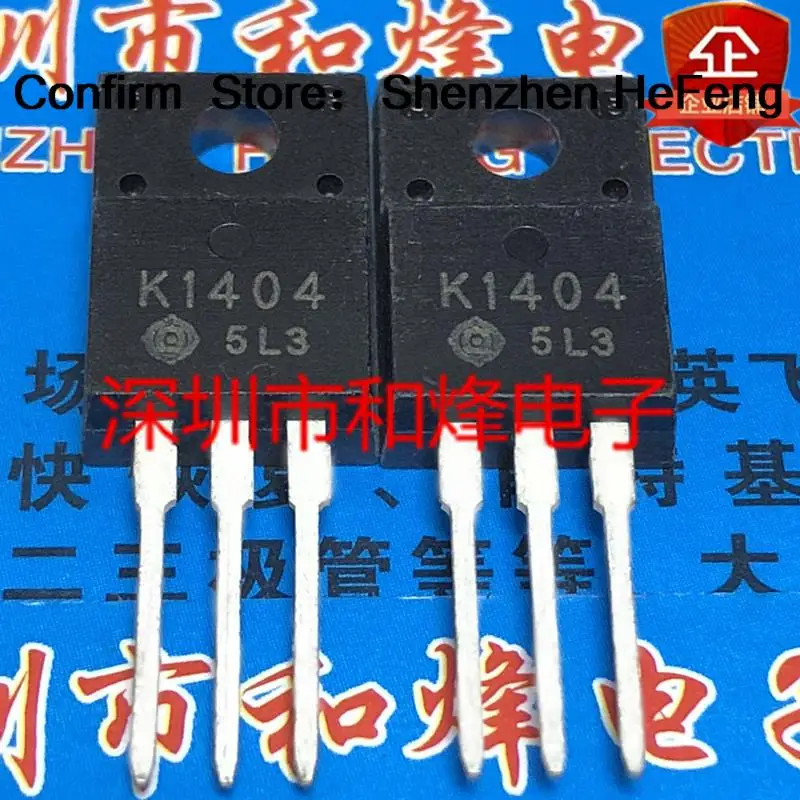 5PCS-10PCS K1404 2SK1404  TO-220F 600V 5A   Original On Stock Quicky Shipping