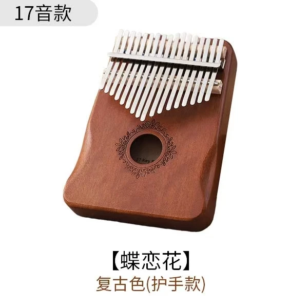 Customized adult music instrument kalimba 42 34 21 17 keys Finger thumb piano with tuner hammer and accessories