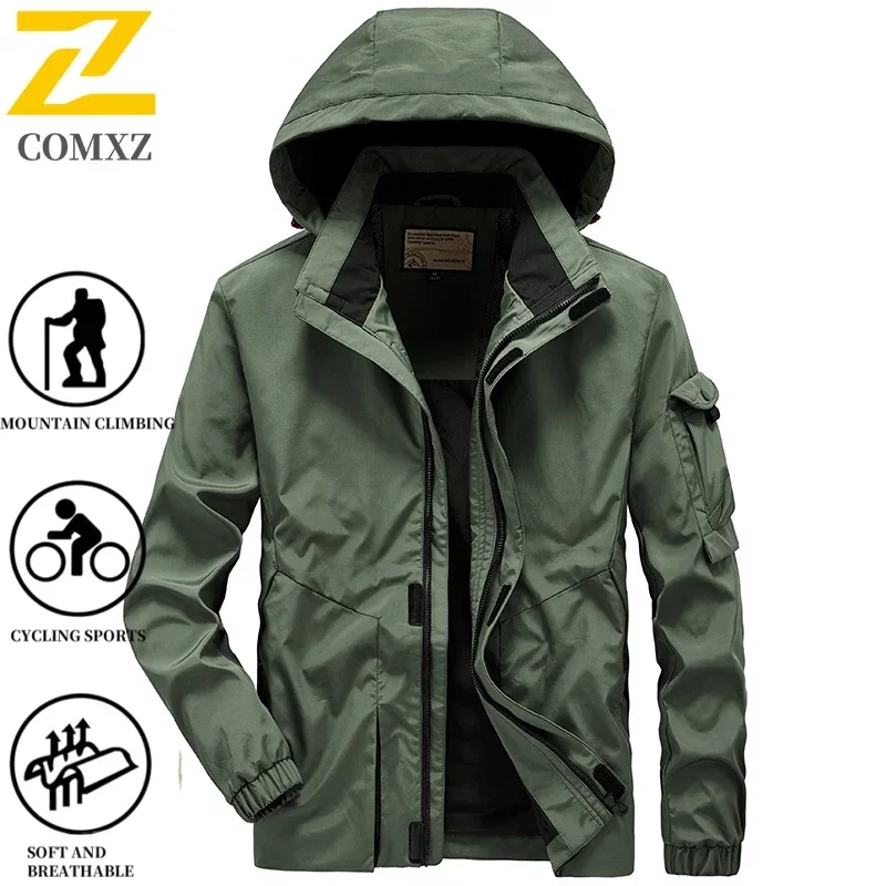 

Mountain Windbreaker Coats Men's Autumn Functional Waterproof Work Windproof Jacket Winter 2025 Hooded Cold Resistant Ski Parka