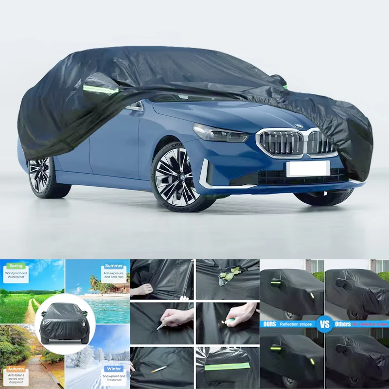 

For BMW 5 Series All-Weather Car Covers 6-in-1 Waterproof Dustproof UV Proof Snowproof Scratch Resistant Protection