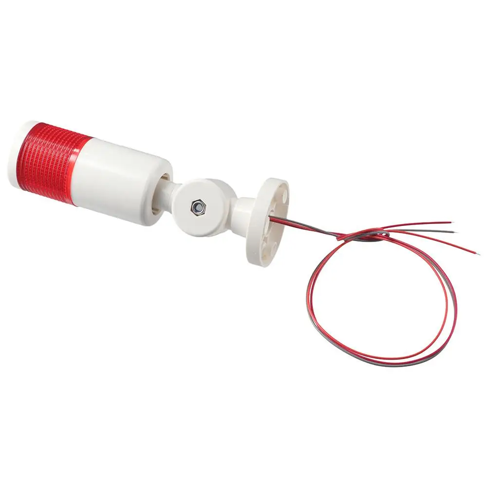 with Buzzer Alarm Warning Light High Quality Red Plastic LED Signal Tower Lamp 24V DC Flash Signal Warning light