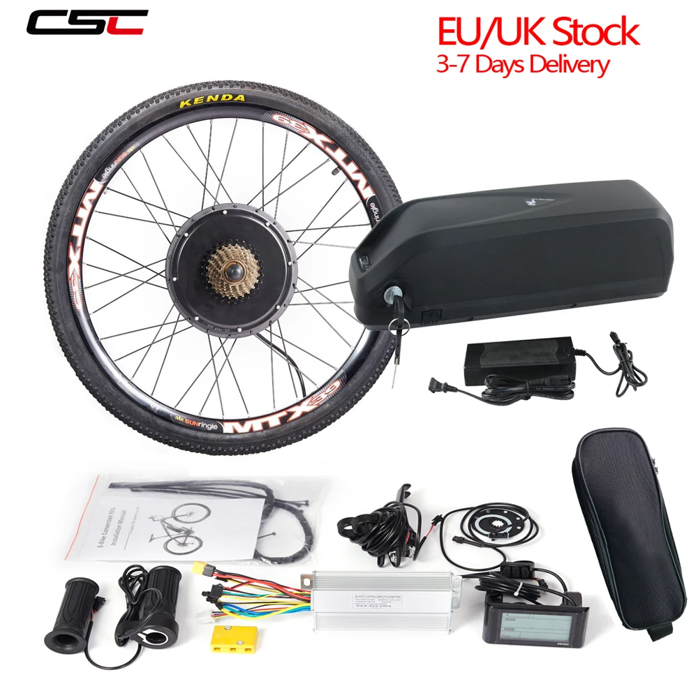 CSC 1000W 1500W E Bicycle MTX33 MTX39 Disc Brake Electric Bike SW900 Electric Bicycle Kit and Hailong Li-ion Battery 48V 18 25Ah