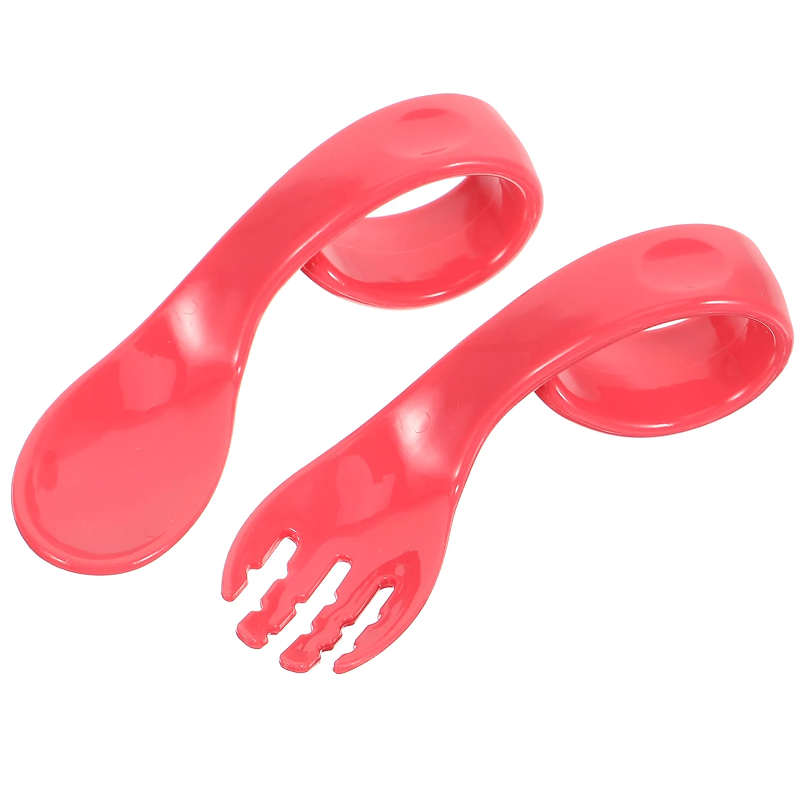 

1Set Infant Feeding Fork Spoon Set Baby Dinning Utensils Safe PP Material Training Tableware Lightweight Baby Feeding Tools