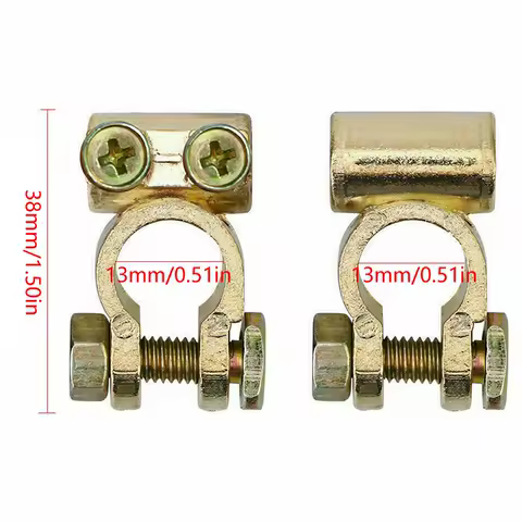 【MOPB】1 Pair 12V Clamps Car Caravan Quick Release Battery Terminal Connectors Petite ouverture 11-13mm