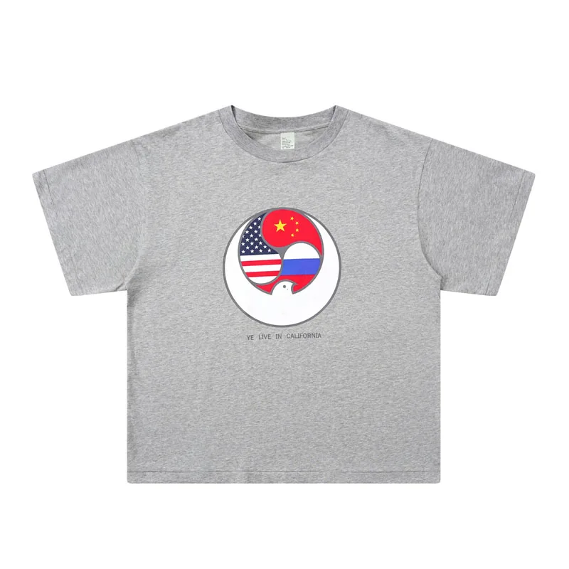 American Style Trend BULLY T-shirt High-quality Streetwear Hip Hop Pattern Print Short Sleeve Kanye West T Shirts