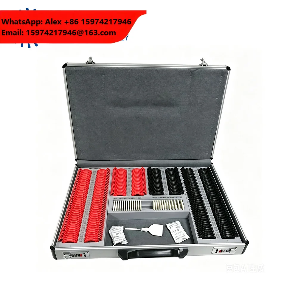 Optical Optometry Test Box Plastic Frame Rim Optical Trial Lens Set For Optical Shop