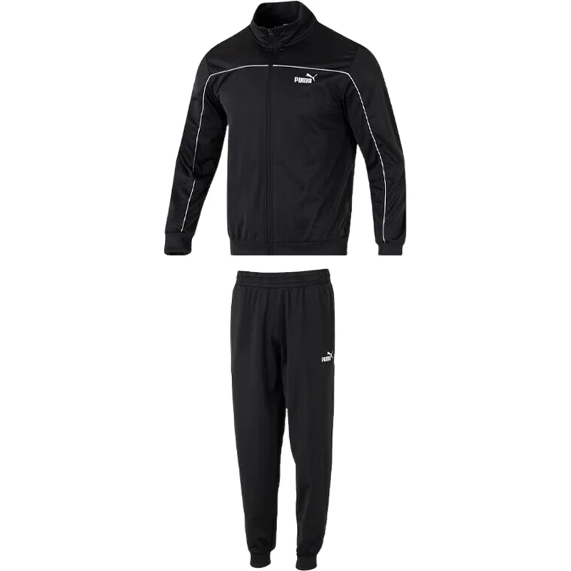 Puma Asli 2025 Musim Semi Pria Lari Latihan Gym Set Pakaian Olahraga 687653-01