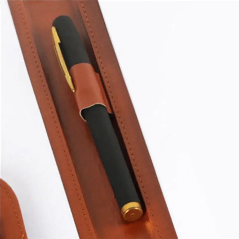 Stylish-5X A5 Document Bag File Folder Clipboard Business Office Financial School Supplies (Brown)