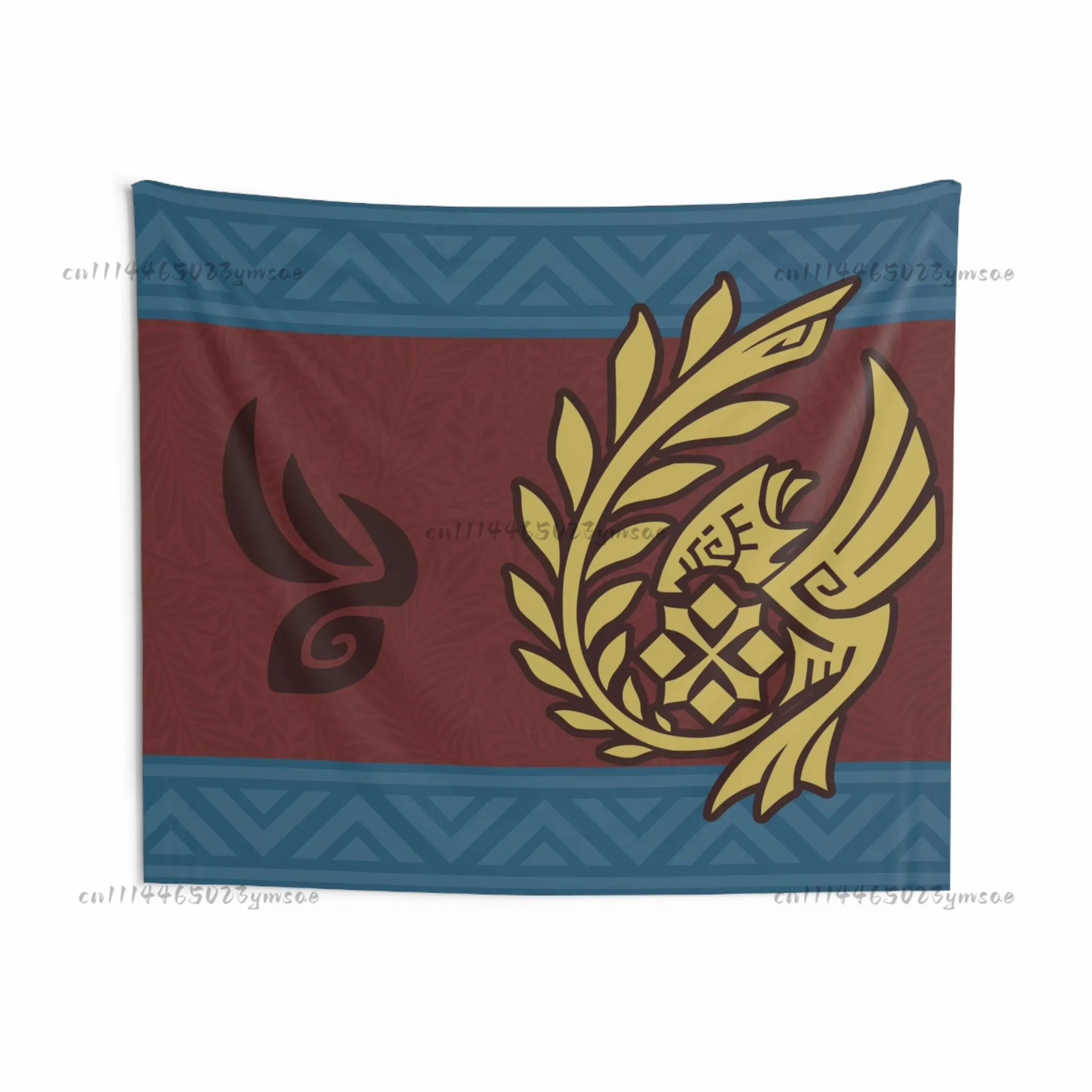 Special Avis Unit Tapestry Banner MH Wilds Wall Cloth Flag Monster Hunter Inspired Video Game Poster Hippie Room Wall Art Decor