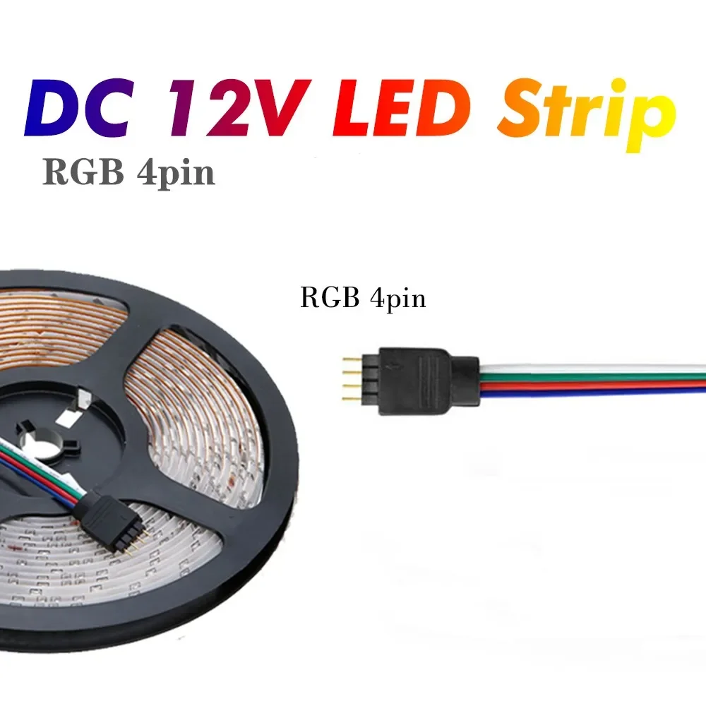 شريط إضاءة LED 12 فولت 5 متر SMD 5050 300 المصابيح بكسل ديود الشريط RGB الأبيض IP65 LED الشريط أضواء مرنة