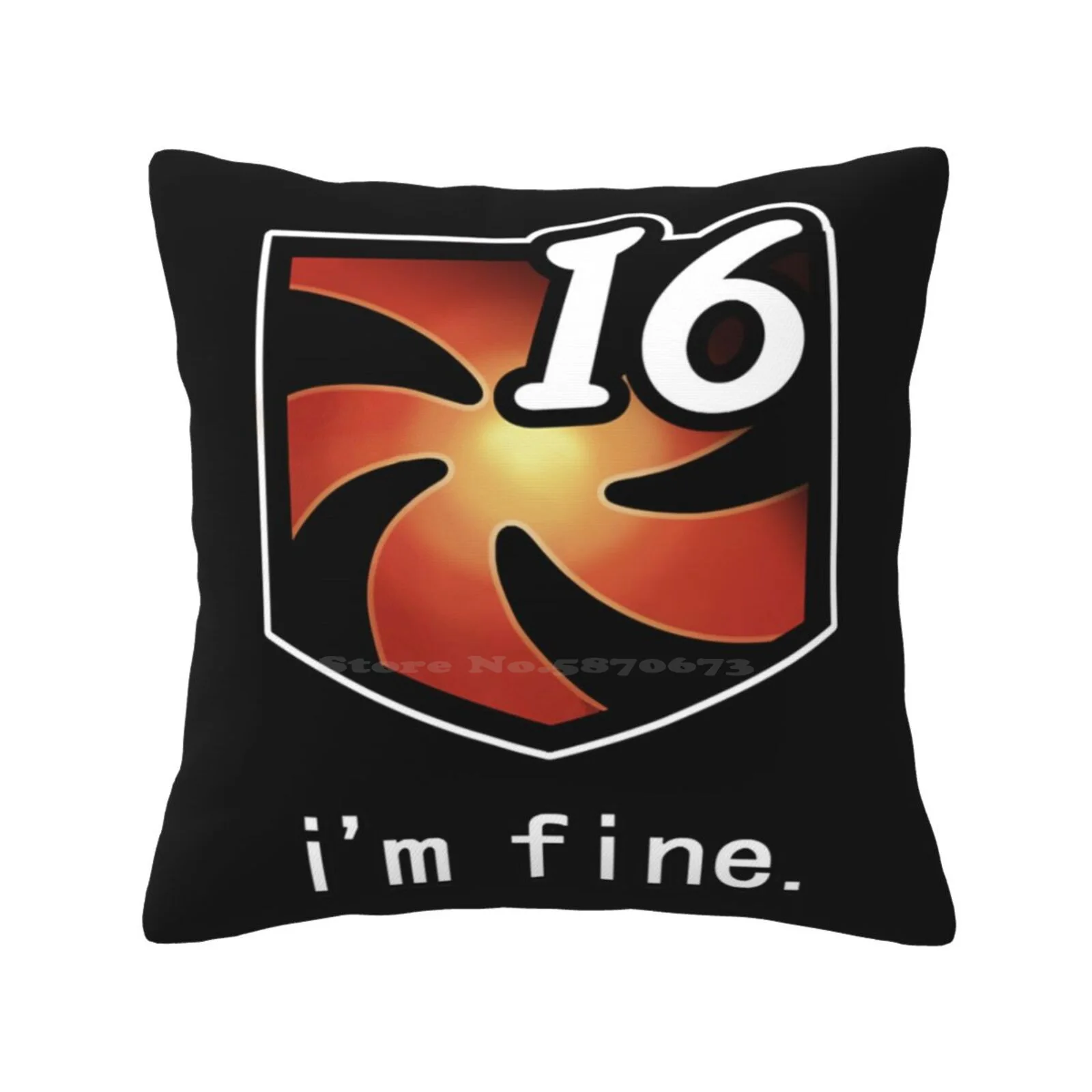 I'M Fine Stacks Ffxiv Soft Comfortable Pillowcase Im Fine Stacks Ffxiv