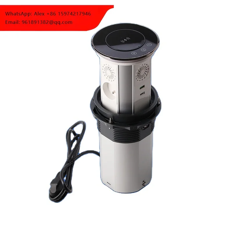 

French Waterproof Intelligent Lifting Socket Graffiti Voice Wifi Remote Control Wireless Charging Speaker