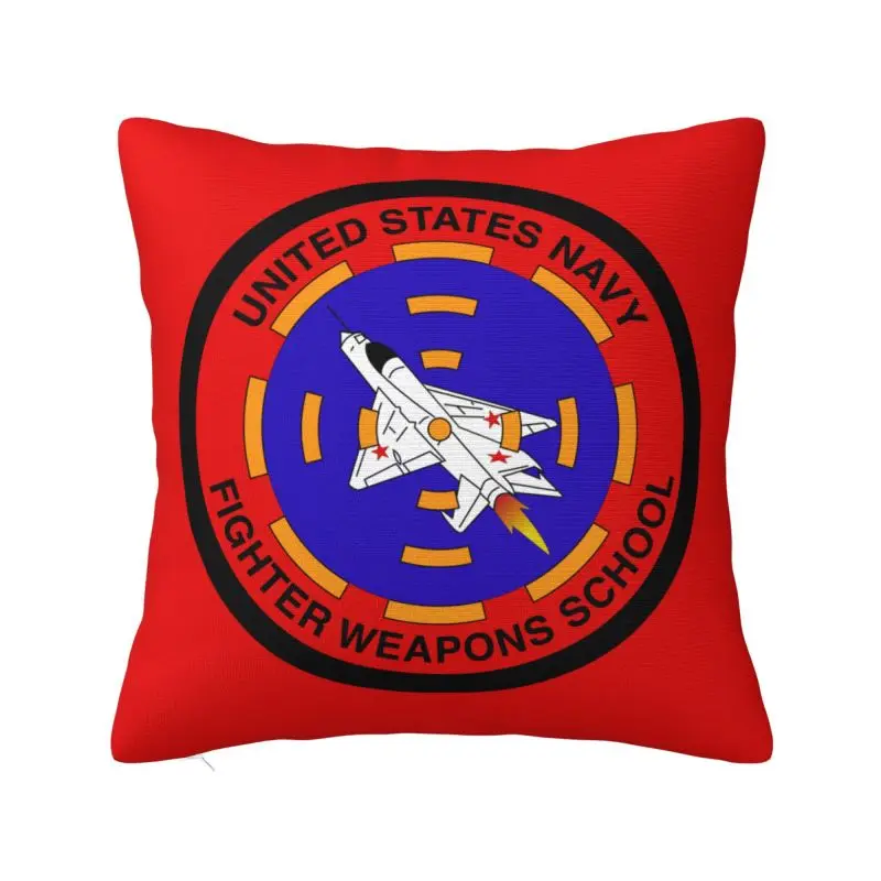 Fighter Jet Top Gun Pillow Case Decoration Nordic Maverick Film Cushion Decoration Salon Square Pillowcase
